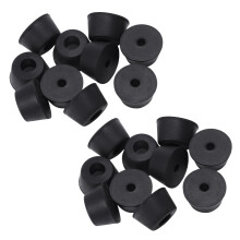 20 Stk 25 x 15 mm Kegelform Einbauleuchte Fuesse Gummipuffer Material: Gummi