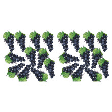 20 Grappes de Raisins Noirs Artificiels Faux Fruits Maison Maison Cuisine FêTe Mariage Décoration Photographie