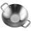 Stainless Steel Wok Double Handle Silver Outdoor Cooking Pan 4