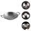 Stainless Steel Wok Double Handle Silver Outdoor Cooking Pan 5