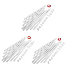 3 set One-Cord Channel Cable Concealer - CMC-03 Cord Cover Wall Cable Management System - 125 Inch