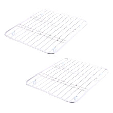 2X 304 Edelstahl SpüLe Abtropf FläChe Rack Multi Funktionale KüChe Obst GemüSe Geschirr WäSche StäNder SpüLe Schutz Gitter