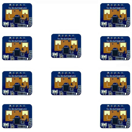 10pcs 24G MmWave HLK-LD2410C Human Presence  Sensor Motion Detection Module