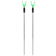 2X Soporte Ajustable de barra de varilla de metal