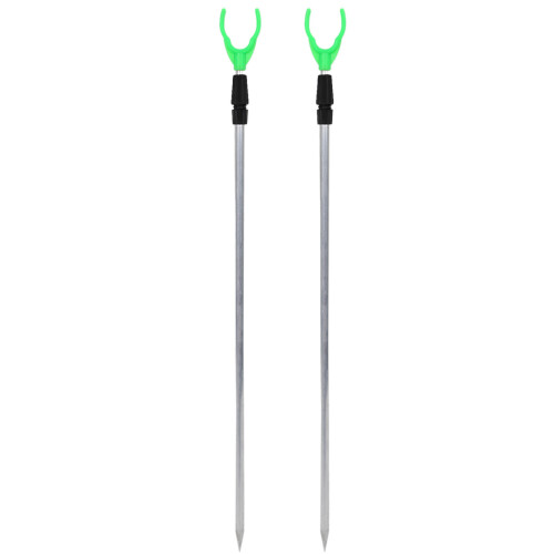 2X Soporte Ajustable de barra de varilla de metal