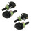 4 Pcs Black Plastic Car Front Window Windshield Washer Spray Nozzle for  Pair 1