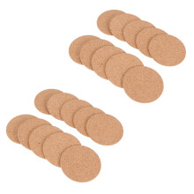 20x Cork Bar Drink Coasters - Absorbent and Reusable - 90mm, 5mm Thick
