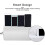 2X Cable Management Box, ABS Cable Organizer Cord Hider Box, Computer Power Lines, Route Cables, Under Desk Power Strip 1
