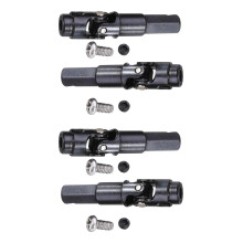 4 Pcs Metal Universal Drive Shaft for WPL C14 C24 C34 C44 B14 B16 B24 B36 1/16 RC Car Parts