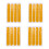 Front Rear Wheel Cover Protective Shell Reflective Sticker for  Max G30 Scooter Accessories 16PCS, Yellow 1