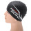 Silikon Badekappe Schwarz Schwimmkappe Unisex 1