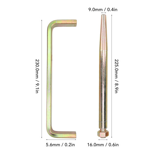 2-Set Universal Engine Cylinder Head Bracket Steel 1