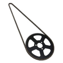 25H 136 Chain + 68T Sprocket 2 Stroke 47CC 49CC for Small Sports Car Pocket Bike Off-Road Motorcycle