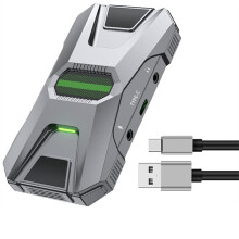 USB 3.0 Capture Card,Full HD 1080P 60 FPS Video Game Recording and Live Streaming Works for PS5//Camera/PC/OBS