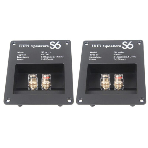 2 Stuks de Aansluitdoosconnector van de Luidsprekerbox Is Uitgerust met een 506-Aansluiting