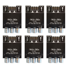 6X ZK-502MT Scheda Amplificatore Subwoofer  5.0 Scheda Amplificatore Audio Stereo Ad Alta Potenza 2.0