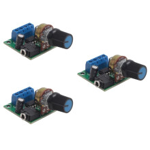 3X LM386 Super Płyta Wzmacniacza, 3 V-12 V, Głośnik 0.5 w-10 w Niski Poziom Hałasu Pobór Mocy, dla Systemu Audio Głośnika DIY