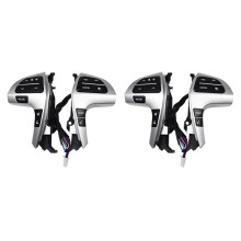 2X Steering Wheel Audio Control Button with Cruise Control 84250-0K020 for  Highlander 2009-2012 Hilux 2011-2013