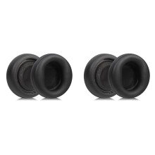 4x Oortelefoonhoesjes voor Surface Headphones 1 & 2 Gen Vervangende Headset Sponshoesje Zwart