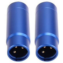 2X Phantom Power Adapter Microphone System Audio Mixer for Condenser Mic 48V XLR Mic Adapter 3.5mm
