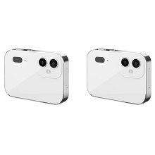 2X 4K CCD Digitalkamera 64MP Digitale -Videokamera mit Touchscreen 16-Fach Digitalzoom IR-Nachtsichtkamera Weiß