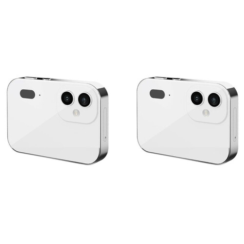 2X 4K CCD Digital Camera 64MP Digital Flash Video Camera with Touch Screen 16X Digital Zoom IR Night Vision Camera White