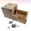 Conjunto De Casa De Madeira Natural Para Hamster Com Acessórios 2