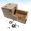 Conjunto De Casa De Madeira Natural Para Hamster Com Acessórios 9