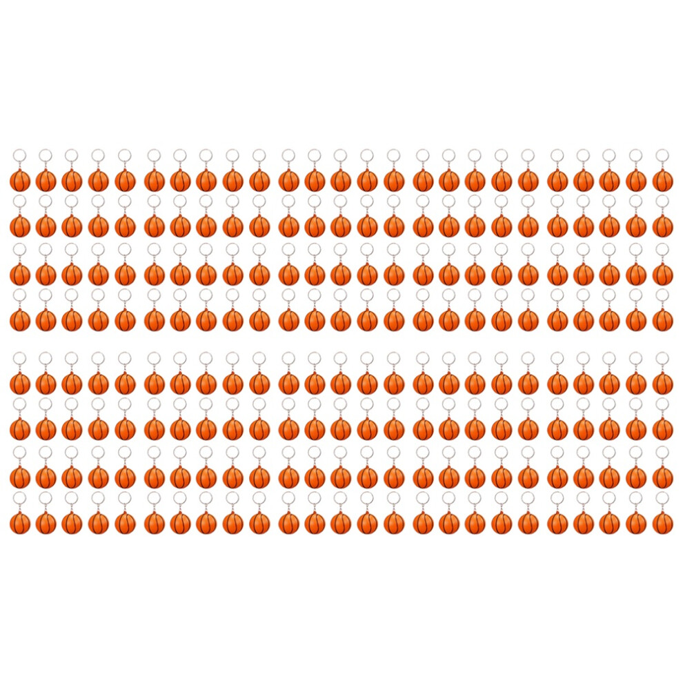 200 Pack Basketball Keychains For Party Favors,Basketball Stress ,School Carnival Reward,Sports Centerpiece 6033108106576