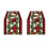 2X Linho Vermelho e Preto Xadrez Xadrez Corredor de Mesa de Natal 72 Polegadas Longa Sazonal Inverno DecoraçãO de Mesa de Natal 1