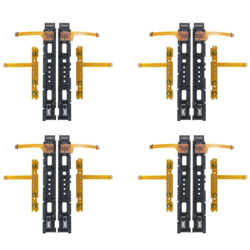 4X Replacement LR Slide Left Right Slider Rail with SL SR Flex Cable for   NS   Controller