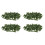 400 Pezzi Plastica Verde Conica Pinhead Glue Liquid Dispenser Needles 14G 1