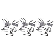 90Pcs Magnetic Label Holders,Sign and Ticket Holder,Holders for Metal Shelf Label Organization, Whiteboard