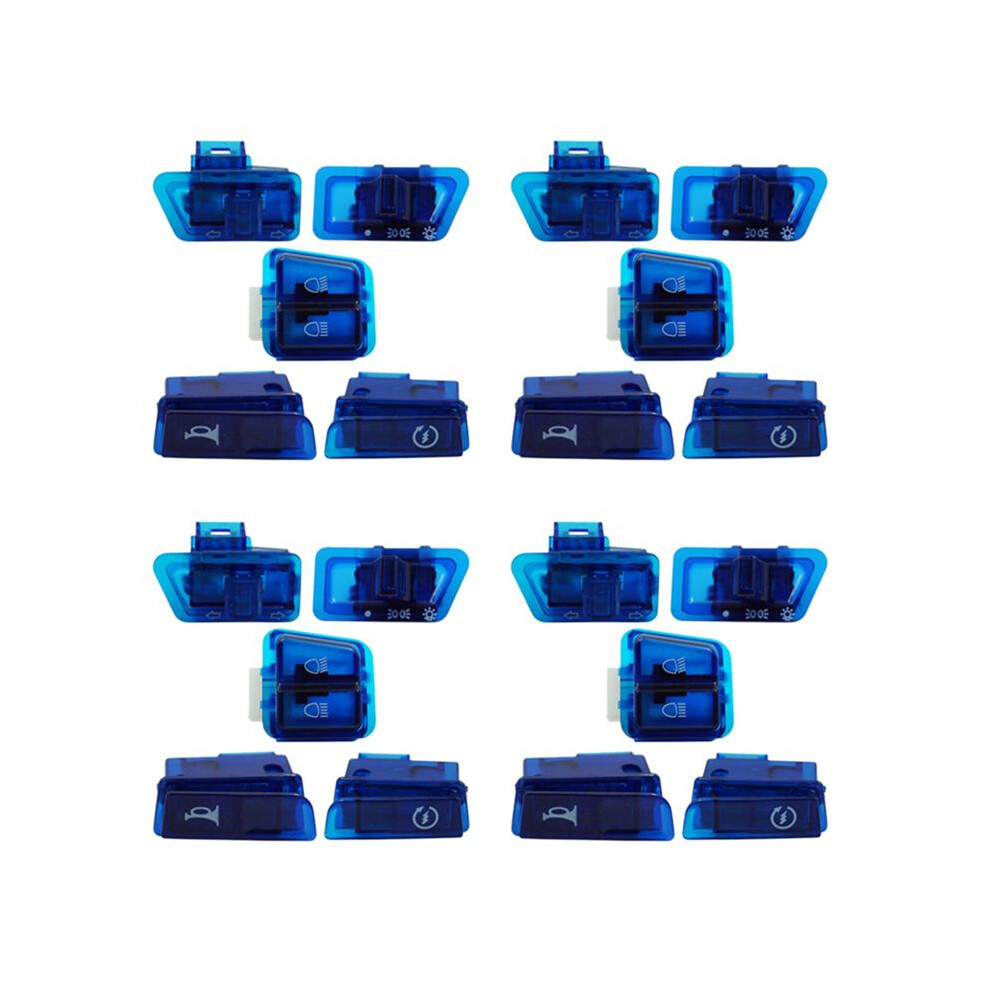 4X Motorcycle Turn Signal Far & Near Horn Button For Scooter Gy6 50Cc 125Cc 150Cc Dio Af17 Af18 Light 4711930089176