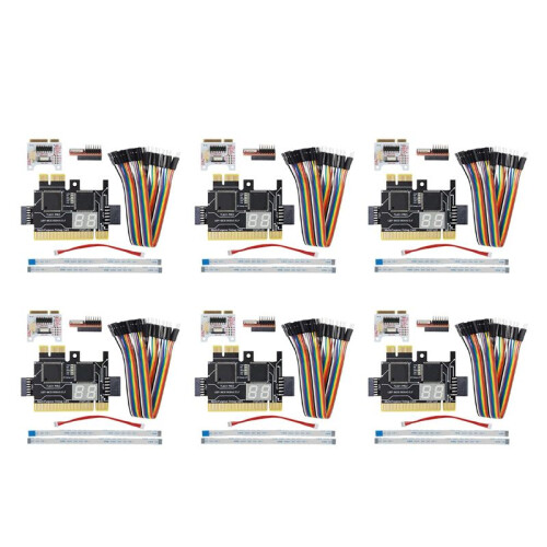 6X TL631 Pro LPC-DEBUG Placa de Diagnóstico + Placa de ExpansãO PCI PCI-E  PCI-E Placa-MãE Multifuncional