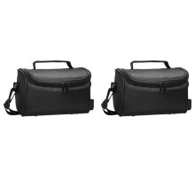 2X Fiber Optic Tool Empty Network Tool Empty Bag Portable Bag for Optical Fiber Tool Universal