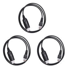 3X USB Programming Cable for IC-F5010 IC-F5011 IC-F5021 IC-F5023 OPC-1122