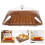 Conjunto De Cesta Para Pão Com Tampa Transparente E Legumes 4