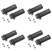 8Pcs Walkie Talkie Ersatzteil Zurueck Guertelclip Fuer 2-Wege-Radio UV5R Fuer Intercom UV5R / 5RA / 5R + / 5RB / 5RC