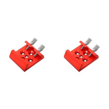 2X Adaptateur de Montage de Base de Lunette de Recherche de TéLescope, Base Plate pour Fente en Queue D'Aronde, Accessoires de Conversion de Filetage