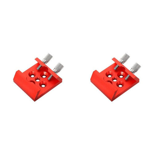 2X Telescope Finder Scope Base Mount Adapter Flat Base for Dovetail Slot 1/4 Thread Conversion Accessories Red