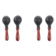Professionelle 2Paar Maracas Schüttler Rasseln Sand Hammer Percussion Instrument Musical Spielzeug für Kind Kinder Ktv Party Spiel