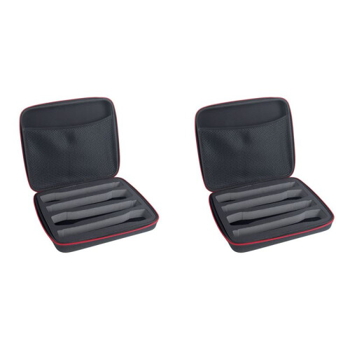 2X Wireless Microphone Bag Home Microphone Bag Performance Microphone Storage Box Outdoor Microphone Bag