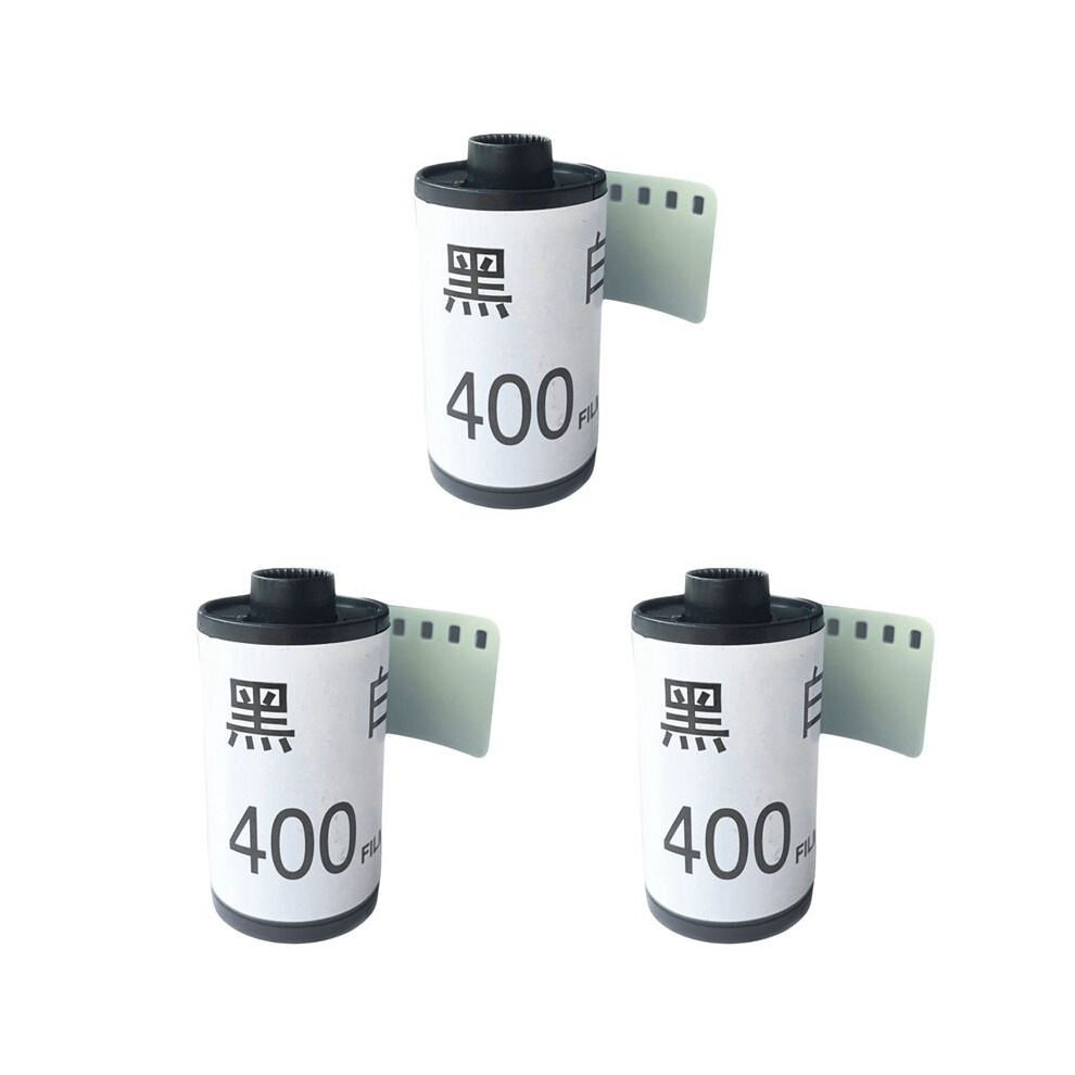 3X 400 Novice Practice Film Vintage Camera Film Photo Studio Kits 35Mm 12Sheets Asa/Iso Negative Camera Film Black/White 6032949795604