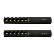 2X Bâton de Lampe à Température de Couleur 6 Modes Rechargeable 2700K-6000K Baguette Lumineuse pour Photographie Capteur de Mouvement LightTool, A