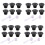 24 Pcs Refillable Reusable Espresso Capsule for  Coffee Machine Reusable Capsule Refill Empty Capsule 2