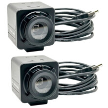 2X Webcam USB Industrielle 4K pour PC Portables Vidéo 8MP Autofocus Caméra USB Capteur IMX179 OTG UVC Plug &