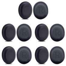 10x Almohadillas de Repuesto para Auriculares Inalámbricos Elite 45H Evolve2 65 MS/UC - Cuero Proteico/Almohadillas para los Oídos/Tazas para los