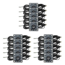 15 Stück 100-Grad-Kameramodul 1 MP OV9732 1280 X 720 USB Kostenloser Treiber Manueller Fokus, mit 3 Meter Kabel für WinXP/7/8/10