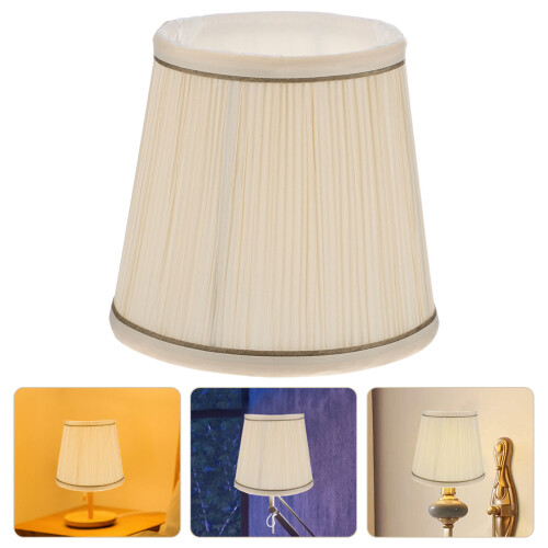 1Pc Durable Cloth Lampshade Beige for Ceiling Pendant Lighting Decor 1